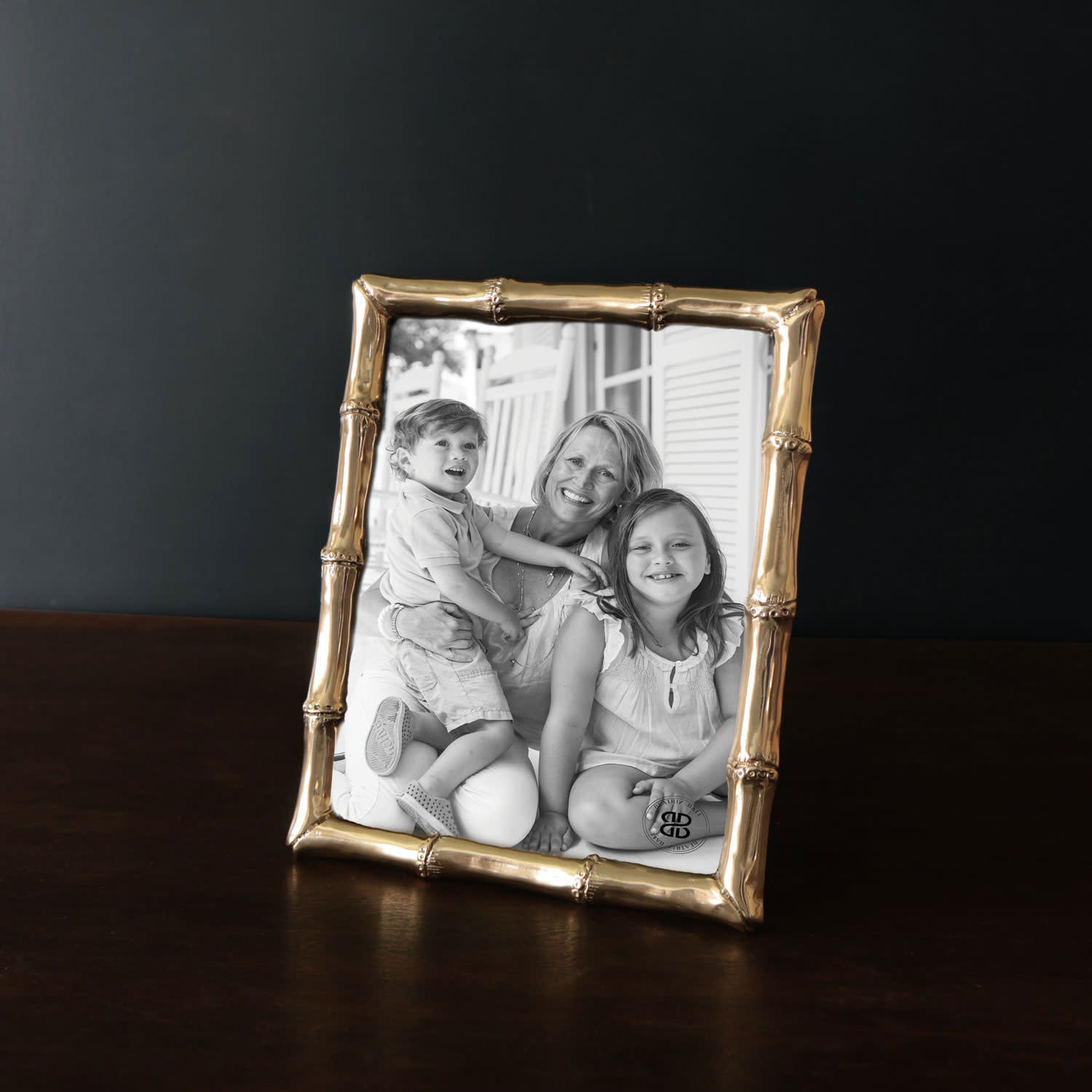 Sierra Modern Bamboo 8x10 Frame, Gold