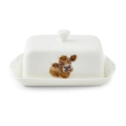 Covered Butter Dish, Cow