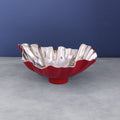 Thanni Bloom Medium Bowl, Red and Gold