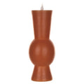 Melrose Simplux LED Designer Candle Orange  4-8 Hr Timer 3.5x9.25