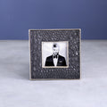 Beatriz Ball Croc Frame, 3X3, Black and Gold