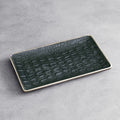 Beatriz Ball Thanni Croc Mini Tray, Black and Gold