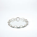 Global Views Linked Mirrored Tray Nickel Small
