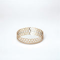 Global Views Double Arch Tray - Brass, Small