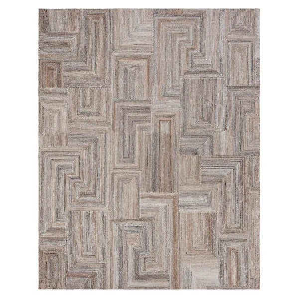 Forsyth Park Cloverdale Beige Steel 8x10 Rug