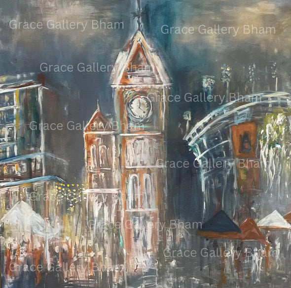 GG Party on the Plains, 36x36 Print