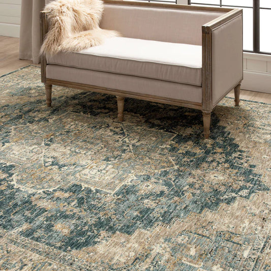 Karastan Marash Ezine Blue 8x10 Rug