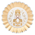 Gilded Nutcracker Paper Dinner Plate