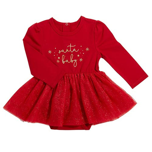 Santa Baby- baby dress