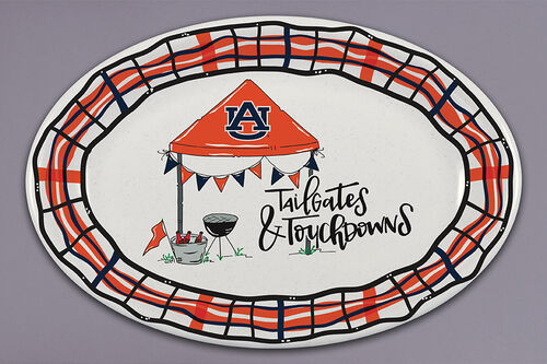 AU 18x12 BBQ Oval Platter