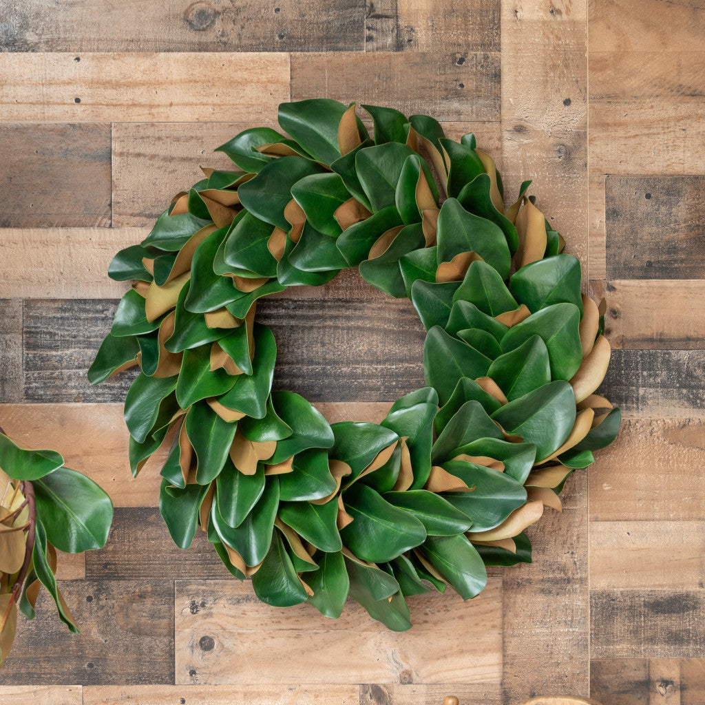 Magnolia Leaf Wreath 27"