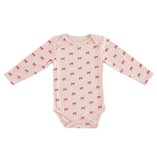 LS - SS Pink PJ/ Red Bows