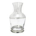Pewter and Glass Carafe