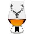 Pewter Glencairn Glass Stag Head