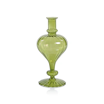 Zodax Venetian Spiral Turnip Shape Vase