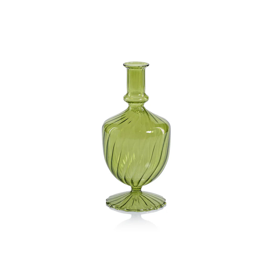 Zodax Venetian Spiral Onion Vase