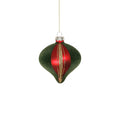 Red green and gold Ornament