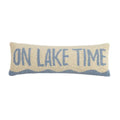 On Lake Time Lumbar Pillow