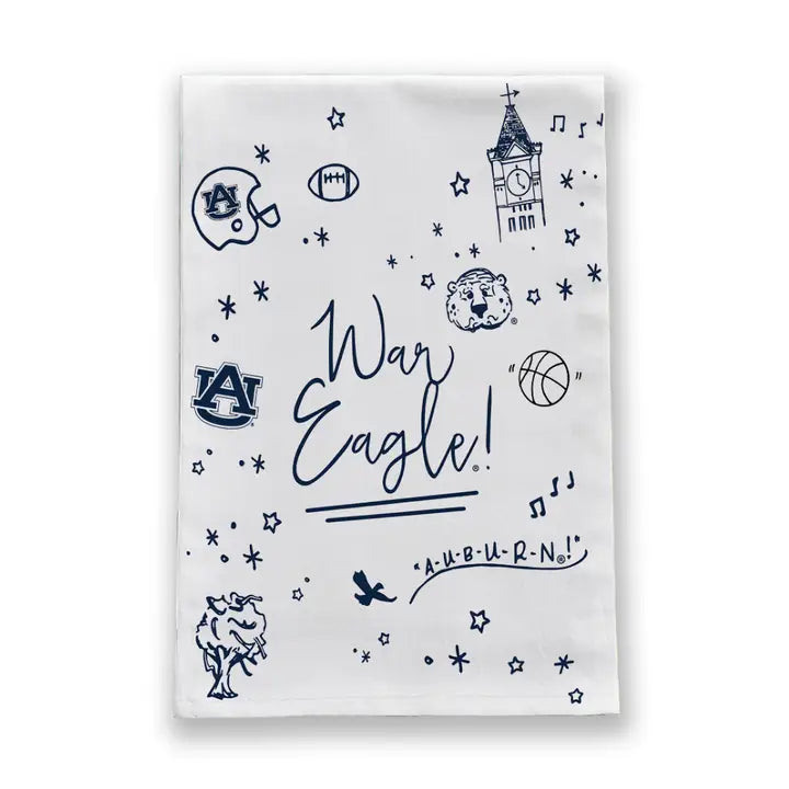 Auburn Confetti Tea Towel