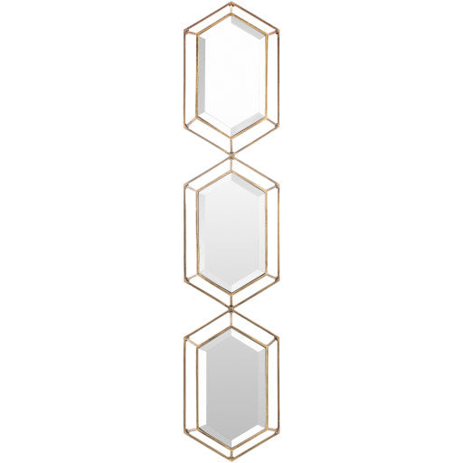 Surya Mirror Brass, Tall/slim