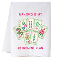 Mahjong Retirement Tea Towel