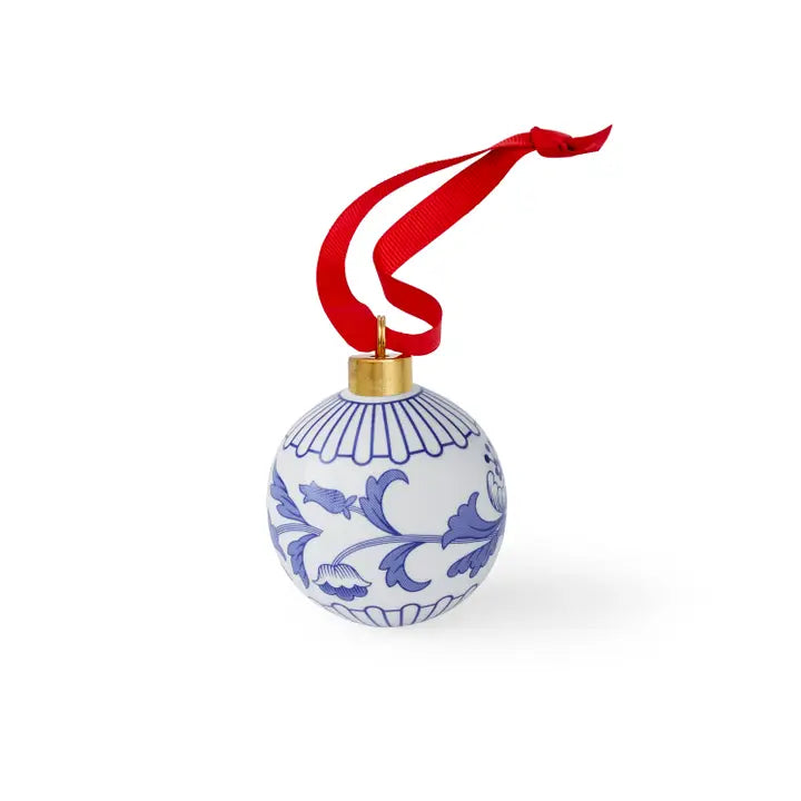 Blue Italian Christmas Bauble