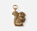 Blue Pheasant Dora Antique Brass Squirrel Bottle Opener