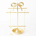 Gold Bow Jewelry Holder