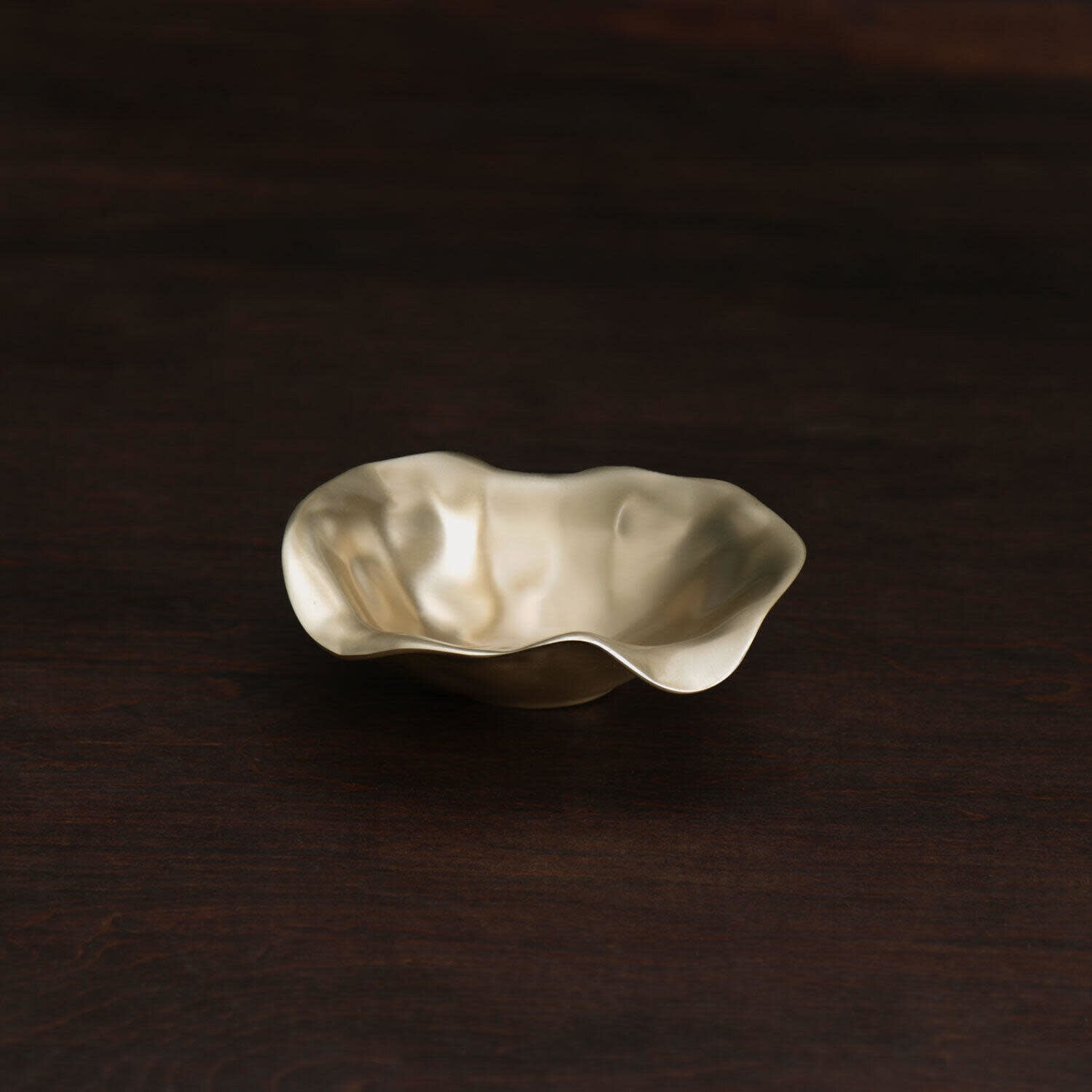 Beatriz Ball Sierra Modern Maia Oval Bowl, Gold, Small
