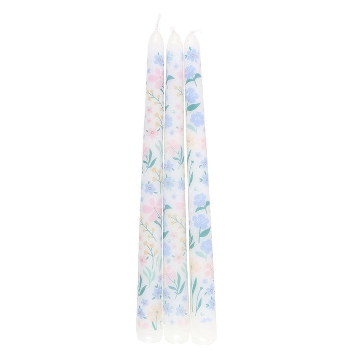Daisy Floral Tapers