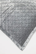 Amity Home Simona Quilt, Rayon Velvet, Limestone, Queen