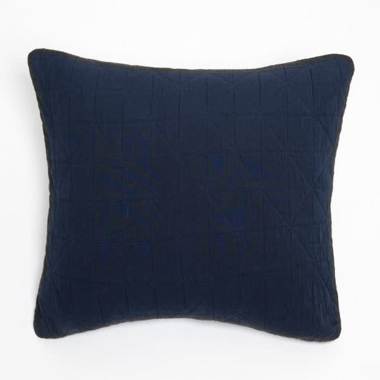 Amity Home Marshall Sham, Indigo, Dutch Euro