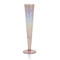 Zodax Apertivo Slim Champagne Flute, Luster Pink