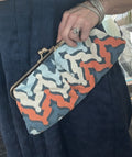 Glenda Gies, Kate Clutch,  Navy, Mango, Ivory