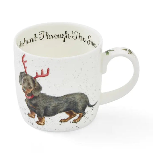 Dachshund Through the Snow Mug