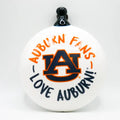 Auburn Logo Ceramic Puff Ornament