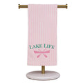 Lake Life Pink Tea Towel
