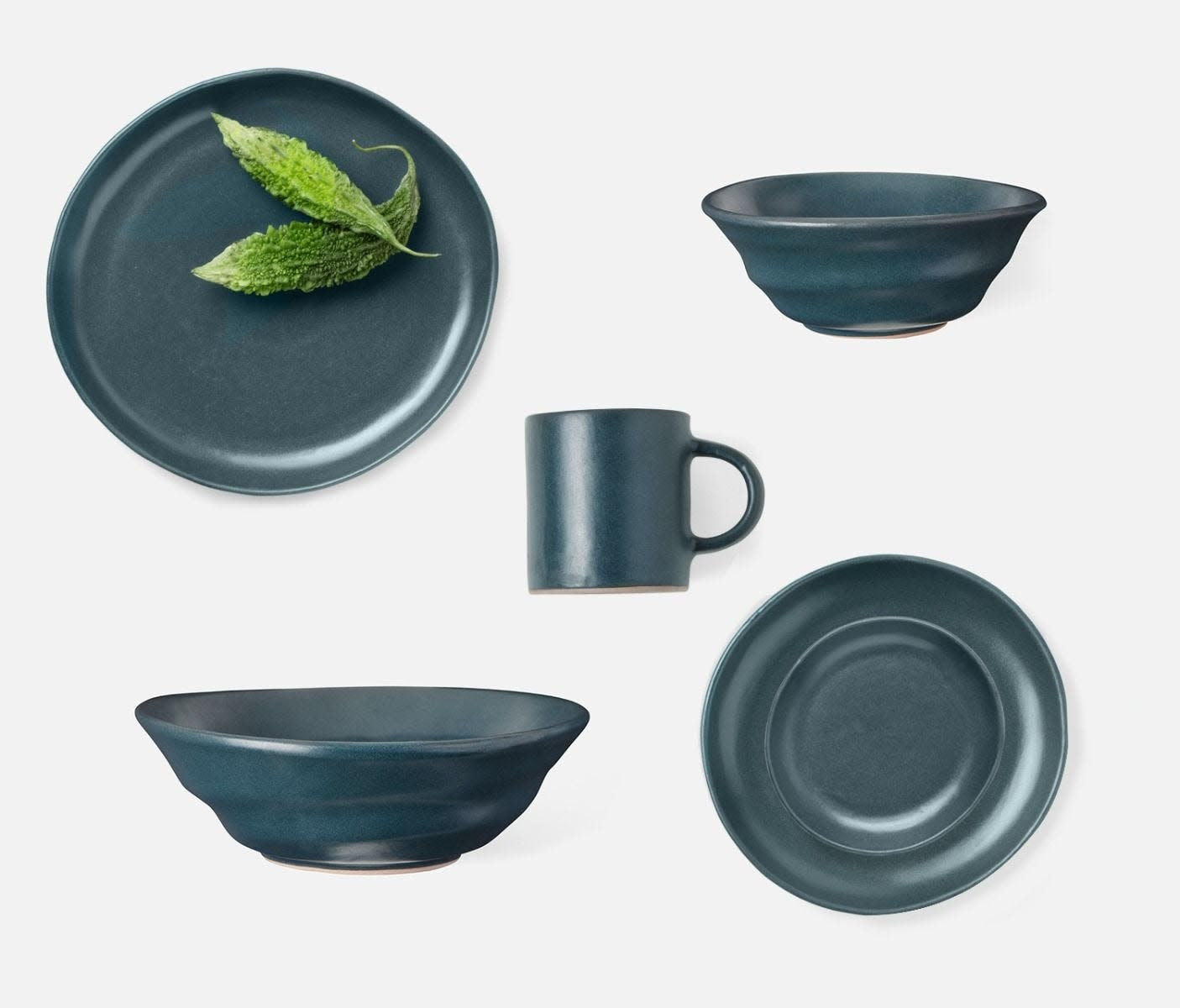 Blue Pheasant Marcus Midnight Blue Pasta Bowls