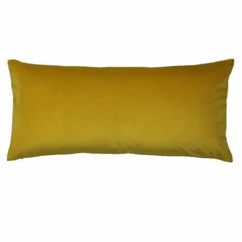 Ann Gish Pillow, Duchess, Velvet, Marigold, 24x24