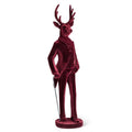 Large Standing Stag, Burgandy