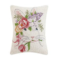 Easter Bunny Floral Hook Pillow