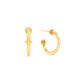 Berry Slice Gold Hoop Earrings, Small,
