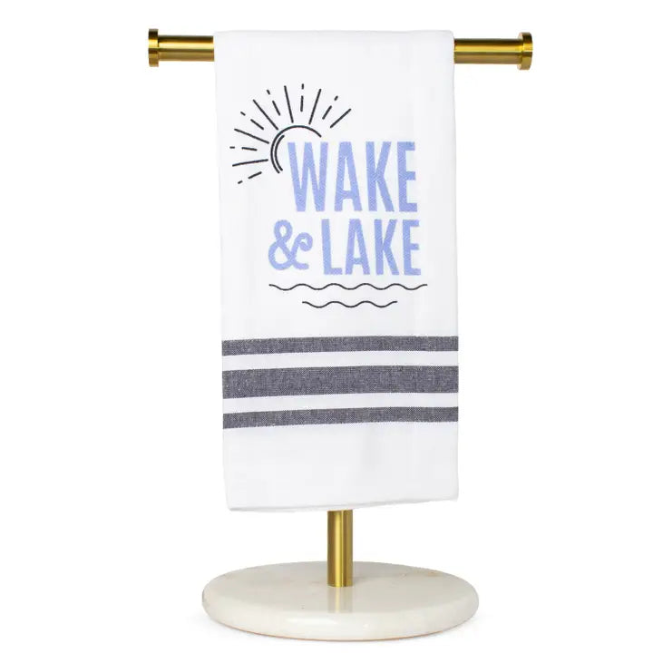 Wake and Lake hand Towel