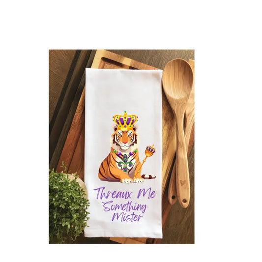 Threaux Me Something Mister, Tea Towel