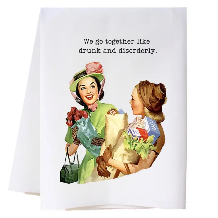 Drunk and Disorderly Hand Towel
