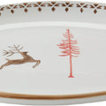 Wooded Reindeer Serving Platter