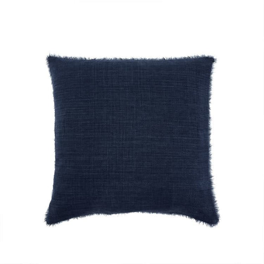 Indaba Lina Linen Pillow Cobalt 24x24