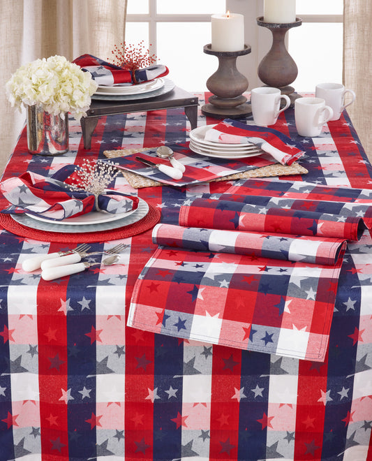 Saro Americana Checkered Placemat