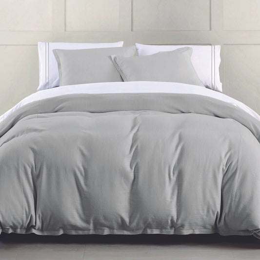 HIEND Hera 3Piece Duvet set, King, Gray
