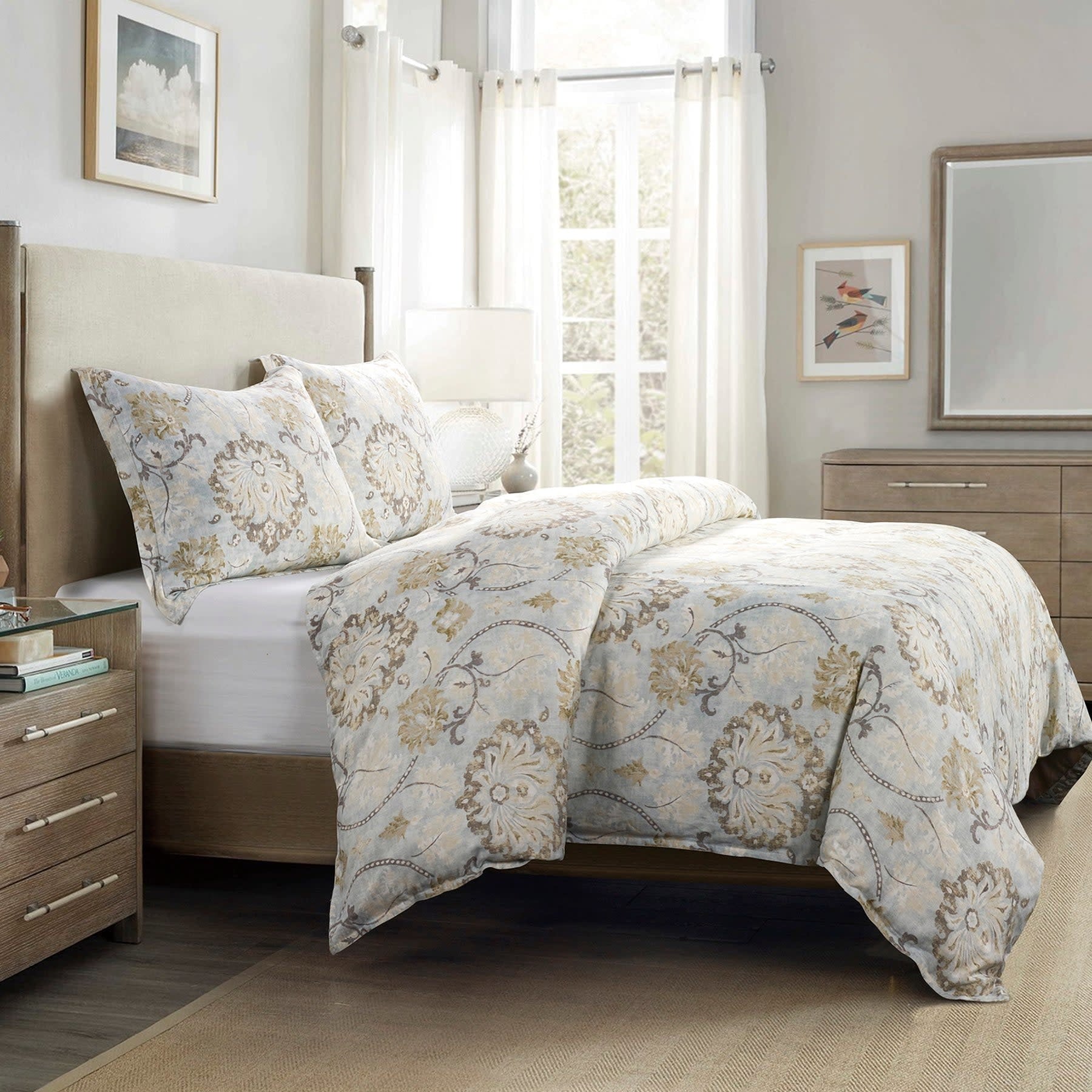 HIEND Dalia Three-Piece Duvet Set, Queen